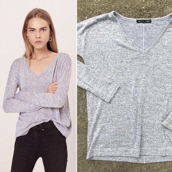 rag & bone Tops - Rag & Bone Theo Knit Tee, EUC